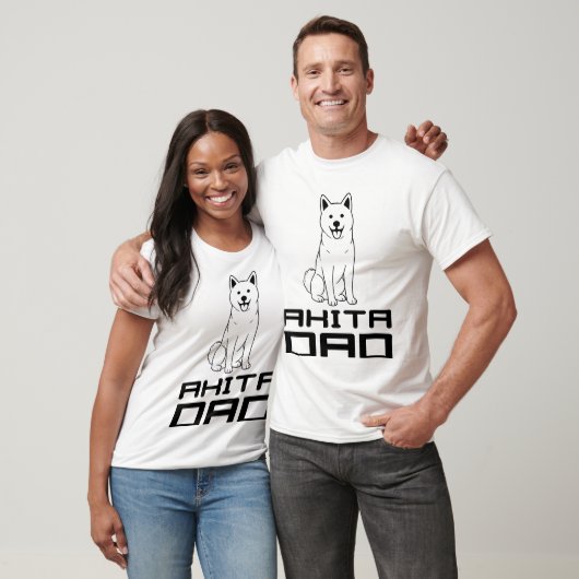  Akita Dad T-Shirt (Unisex)