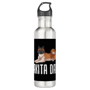 Akita Dad Waterfles