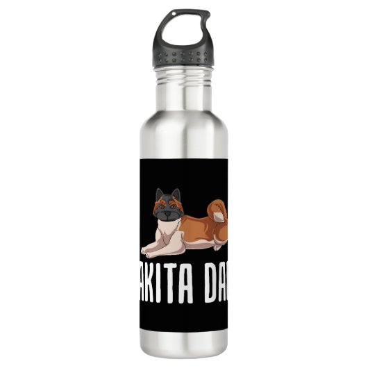 Akita Dad Waterfles (Voorkant)