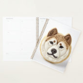 Akita Dog 3D geïnspireerd Planner (Display)