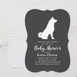 Akita Dog Baby shower Genderneutraal Kaart