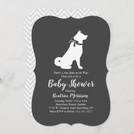 Akita Dog Baby shower Genderneutraal Kaart