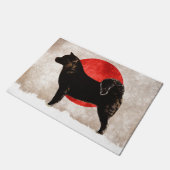 Akita Dog door — Welkomstmat Deurmat (Schuin)