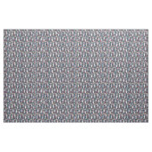 akita dog florals navy stof (Yard (91,4 cm))