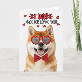 Akita Dog Gemaakt voor Liefde U Valentijn Feestdagen Kaart