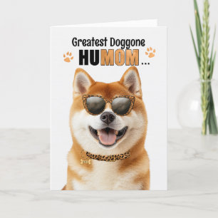Akita Dog Greatest HuMOM Moederdag Feestdagen Kaart