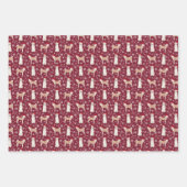 Akita Dog Kerstmis Inpakpapier Vel (Voorkant 2)