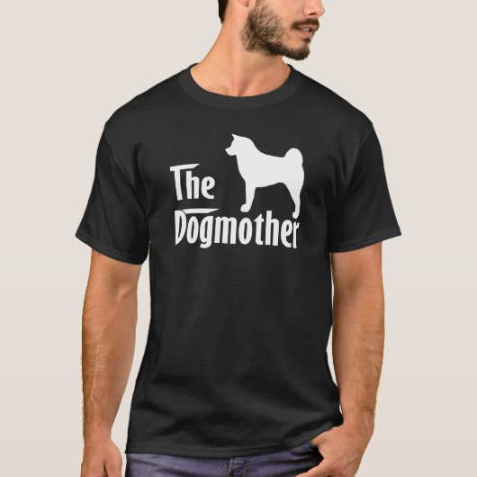 Akita Dog Mama Moederdag T-shirt (Voorkant)