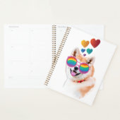 Akita Dog met harten Valentijnsdag Planner (Display)