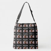 Akita Dog MOM Crossbody Tas (Achterkant)