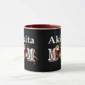 Akita Dog MOM Mok (Midden)