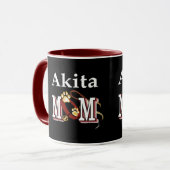 Akita Dog MOM Mok (Voorkant links)