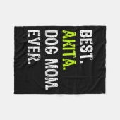 Akita Dog Mom Mothers Day Dog Lovers Men Women  Fleece Deken (Voorkant (Horizontaal))