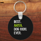 Akita Dog Mom Mothers Day Dog Lovers Men Women  Sleutelhanger (Voorkant)