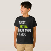 Akita Dog Mom Mothers Day Dog Lovers Men Women  T-shirt (Voorkant volledig)