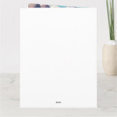 Akita Dog op een peddel: Een Schilderachtig avontu Kaart (Achterkant)