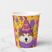 AKITA DOG PAPIEREN BEKERS (Achterkant)