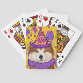 AKITA DOG POKERKAARTEN (Achterkant)