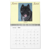 akita dog portret art japans - amerikaans 2022  kalender (Jan 2026)