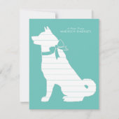 Akita Dog Puppy Bedankkaart (Voorkant)