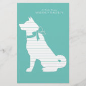 Akita Dog Puppy Briefpapier (Voorkant)