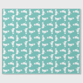 Akita Dog Puppy Cadeaupapier (Vlak)