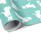 Akita Dog Puppy Cadeaupapier (Rol Hoek)