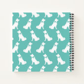 Akita Dog Puppy Notitieboek (Achterkant)