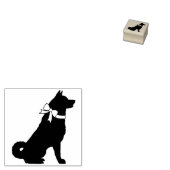 Akita Dog Puppy Rubberstempel (Gestempeld)