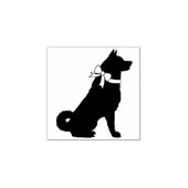 Akita Dog Puppy Rubberstempel (Afrduk)