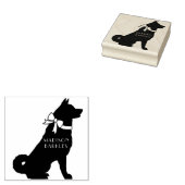 Akita Dog Puppy Rubberstempel (Gestempeld)