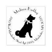 Akita Dog Puppy Zelfinktende Stempel (Design)