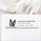 Akita Dog Return Address Labels (Insitu)