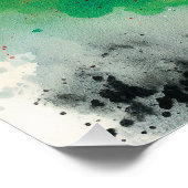 Akita Dog - samenstelling 001 Perfect Poster (Hoek)