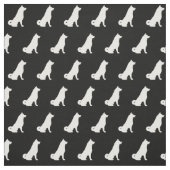 Akita Dog Silhouette Pet Stof (Swatch)