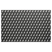 Akita Dog Silhouette Pet Stof (Fat Quarter)