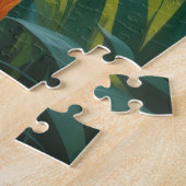 Akita Dog Spring Bloemen Schilderen Legpuzzel (Zijkant)