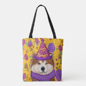 AKITA DOG TOTE BAG (Achterkant)