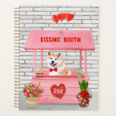 Akita Dog Valentijnsdag KissingBooth Planner (Voorkant)
