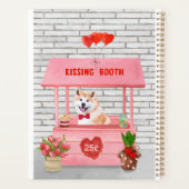 Akita Dog Valentijnsdag KissingBooth Planner (Achterkant)