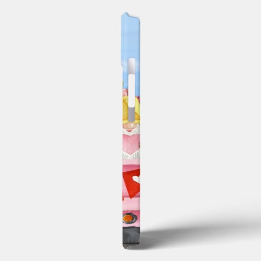 Akita Dog Valentijnsdag Truck Hearts Case-Mate iPhone Case (Achterkant / Links)