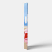 Akita Dog Valentijnsdag Truck Hearts Case-Mate iPhone Case (Achterkant / Rechts)