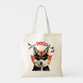 Akita Dog Vampire Trick or treat Halloween Tote Bag (Achterkant)