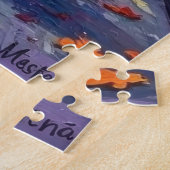 Akita Dogs Trick-or-Treating in Halloween kostuums Legpuzzel (Zijkant)