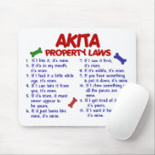 AKITA Eigendomwetten 2 Muismat (Met muis)