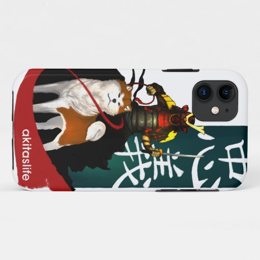 Akita en samurai Case-Mate iPhone case (Achterkant (horizontaal))
