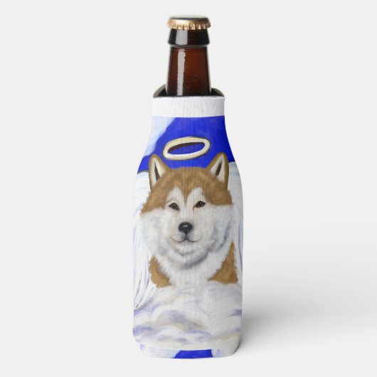Akita Engel Flesjeskoeler (Fles Voorkant)