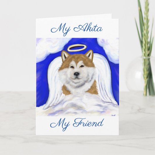 Akita Engel Kaart (Voorkant)