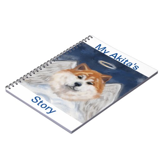 Akita Engel Notitieboek (Linkerzijde)