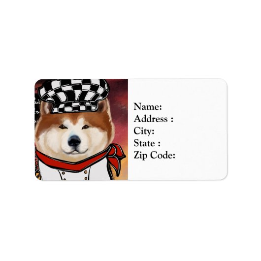 AKITA ETIKET (Voorkant)